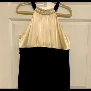 Size 14 Jones of NY Bk and cream evening dress